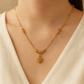 Zircon Pendant-342 (Golden)